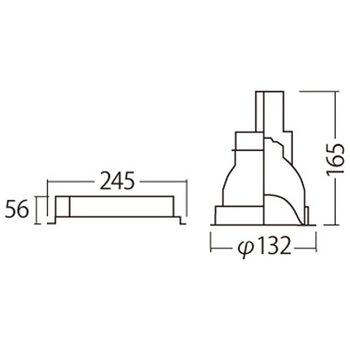 天井埋込型 高演マルミナLEDダウンライト 150形 Φ125 DALI制御タイプ Panasonic(パナソニック)
