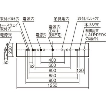 天井直付型 40形 一体型LEDベースライト 連続調光型 Dスタイル 富士型 Panasonic(パナソニック)