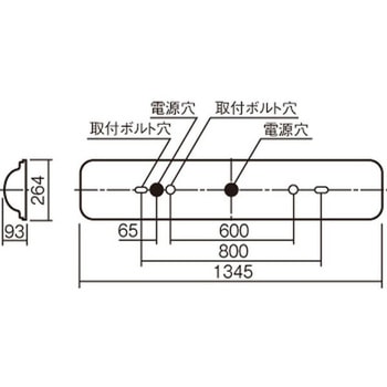 HACCP向け・工場、倉庫用(特殊環境用) 天井直付型 40形 一体型LEDベースライト クリーンフーズ パネル付型 Panasonic(パナソニック)