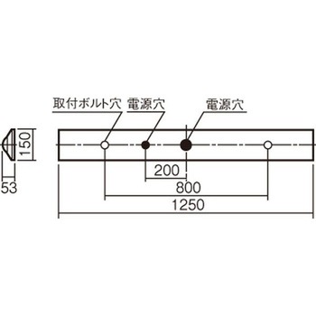 クリーンルーム向け・工場、倉庫用(特殊環境用) 天井直付型 40形 一体型LEDベースライト Dスタイル 富士型 Panasonic(パナソニック)