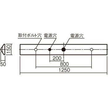 クリーンルーム向け・工場、倉庫用(特殊環境用) 天井直付型 40形 一体型LEDベースライト Dスタイル 富士型 Panasonic(パナソニック)