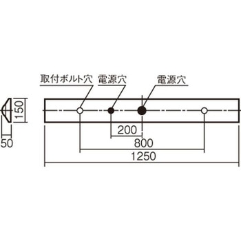 クリーンルーム向け・工場、倉庫用(特殊環境用) 天井直付型 40形 一体型LEDベースライト Dスタイル 富士型 Panasonic(パナソニック)