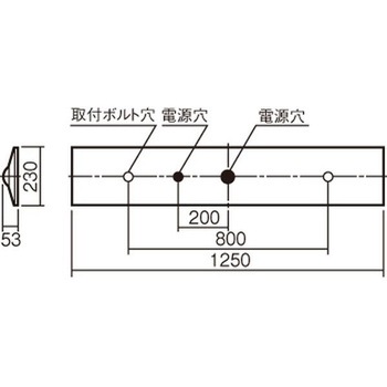 クリーンルーム向け・工場、倉庫用(特殊環境用) 天井直付型 40形 一体型LEDベースライト Dスタイル 富士型 Panasonic(パナソニック)