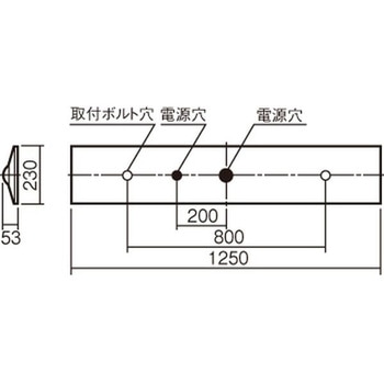 クリーンルーム向け・工場、倉庫用(特殊環境用) 天井直付型 40形 一体型LEDベースライト Dスタイル 富士型 Panasonic(パナソニック)