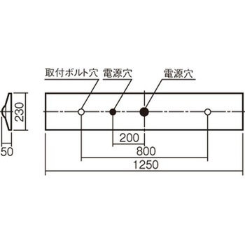 クリーンルーム向け・工場、倉庫用(特殊環境用) 天井直付型 40形 一体型LEDベースライト Dスタイル 富士型 Panasonic(パナソニック)