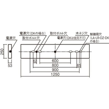 天井直付型 40形 一体型LEDベースライト スリムベース Panasonic(パナソニック)