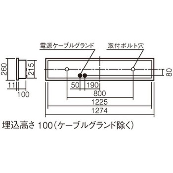 クリーンルーム向け・工場、倉庫用(特殊環境用) 天井埋込型 40形 一体型LEDベースライト ステンレス製 パネル付型 Panasonic(パナソニック)