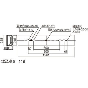 天井埋込型 40形 一体型LEDベースライト マルチコンフォート フリーコンフォート Panasonic(パナソニック)