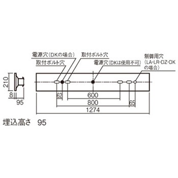 リニューアル用 天井埋込型 40形 一体型LEDベースライト 連続調光型調光タイプ(ライコン別売) 下面開放型 Panasonic(パナソニック)