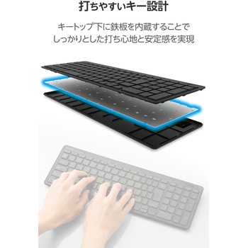無線超薄型コンパクトキーボード エレコム