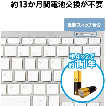 Bluetoothミニキーボード エレコム