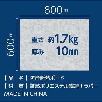 防音断熱ボード 全備
