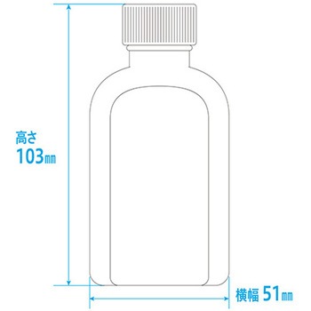 タマ投薬瓶(タマプリント付き投薬瓶) 刻印目盛り 4色キャップセット 金鵄製作所