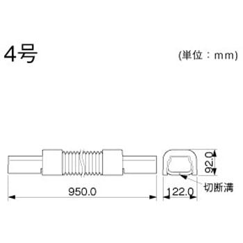 ダクトフレキ 4号 ブラック - マサル工業