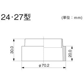 ハカマ 24・27型 ダークブラウン(こげ茶) マサル工業