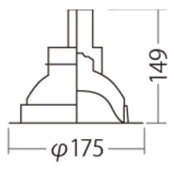 LEDダウンライト 高演マルミナ 60～150形 Φ150 Panasonic(パナソニック)