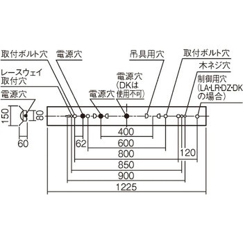 一体型LEDベースライト 反射笠付型 天井直付型 40形 一般タイプ 2500lm 幅150 非調光 Panasonic(パナソニック)