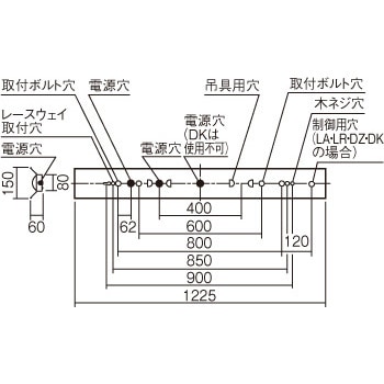 一体型LEDベースライト 反射笠付型 天井直付型 40形 一般タイプ 4000lm 幅150 非調光 Panasonic(パナソニック)