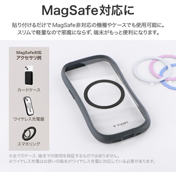 MagSafe対応 ステンレスシート「MAGTUS」Stainless Steel Sheet (Circle type) ホワイト LEPLUS NEXT