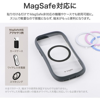 MagSafe対応 ステンレスシート「MAGTUS」Stainless Steel Sheet (Circle type) ブルー LEPLUS NEXT