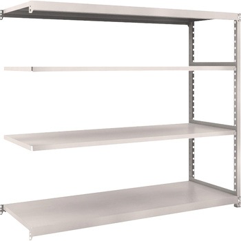 軽中量ボルトレス棚”M2型”(200kgタイプ、高さ1500mm、4段タイプ) 連結型(高さ1500mm 棚段数4段タイプ) - TRUSCO