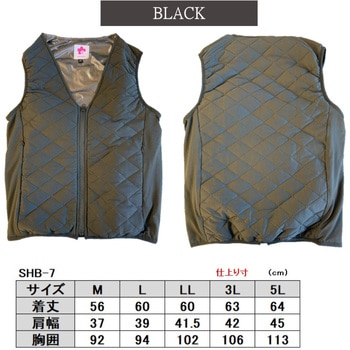 電熱ベスト5箇所発熱 SHB-7 服のみ販売 さくら電子