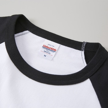 5．6オンス ラグラン3/4スリーブTシャツ ユナイテッドアスレ