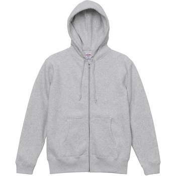 10．0オンス T/Cスウェット フルジップパーカ 裏起毛 ユナイテッドアスレ