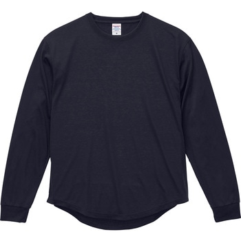 5．6オンス ドライコットン ラウンドテールロングスリーブTシャツ ユナイテッドアスレ