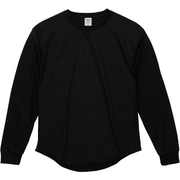 5．6オンス ドライコットン ラウンドテールロングスリーブTシャツ ユナイテッドアスレ