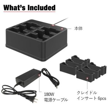 GDS 6ポートパワードック(Zebra ハンドヘルドコンピュータ+Intelliskin用) RAM-GDS-DOCK-6G15P ラムマウント