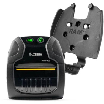 Zebra ZQ320シリーズ専用プリンターホルダー ボール無 RAM-HOL-ZE27U ラムマウント