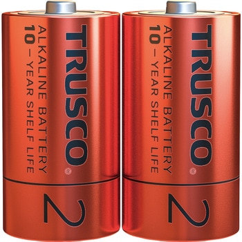 アルカリ乾電池10年単2形 TRUSCO