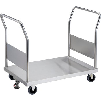 オールステン両袖台車(帯電防止ウレタン車輪、ストッパー付) TRUSCO