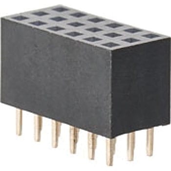 ピンヘッダー(ソケット) PCB取付穴径Φ1.02 FSS-43085-00(3列) 廣杉計器