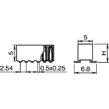 ピンヘッダー(ソケット) FSM-42052-00(2列) - 廣杉計器