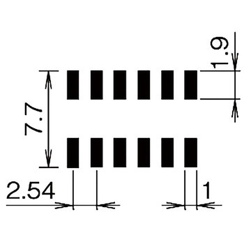 ピンヘッダー(ソケット) FSM-42074-00(2列) 廣杉計器