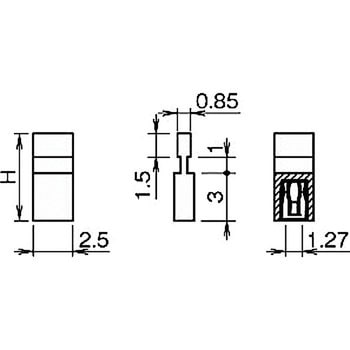 ジャンパー JS-7(1.27mm ピッチ) 廣杉計器
