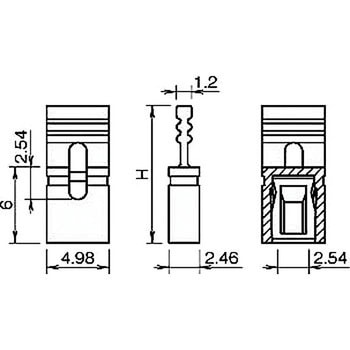 ジャンパー JS-4(2.54mm ピッチ) 廣杉計器