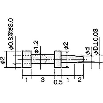 基板用マウントパーツ(チェック端子) MTA-00(信号チェック用) 廣杉計器