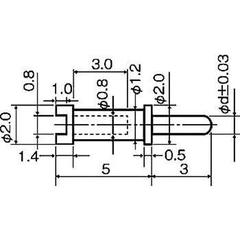 基板用マウントパーツ(多用途端子) MT-0005 廣杉計器