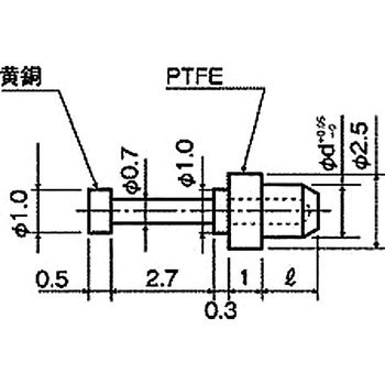 基板用マウントパーツ(中継端子) MTF-0000 廣杉計器