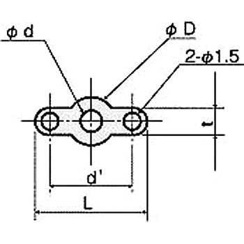 基板用マウントパーツ(ラグ端子) HRT-100G 廣杉計器