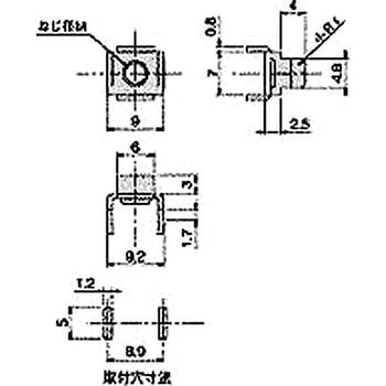 基板用マウントパーツ(電源端子) HP-00439O(t=0.8) 廣杉計器