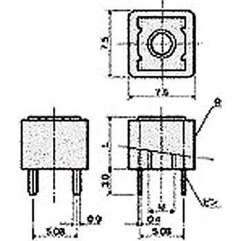 基板用マウントパーツ(電源端子) MIS-0000 廣杉計器