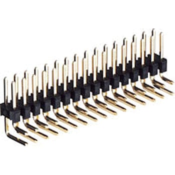基板用マウントパーツ(L型プラグ) JLW-2500( ピッチ2.54mm)2列 廣杉計器