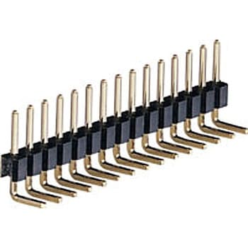 基板用マウントパーツ(基板垂直取付端子) MLS-2502-00( ピッチ2.54mm)1列 廣杉計器