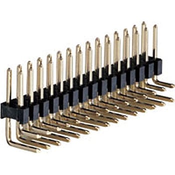 基板用マウントパーツ(基板垂直取付端子) MLW-2502-00( ピッチ2.54mm)2列 廣杉計器