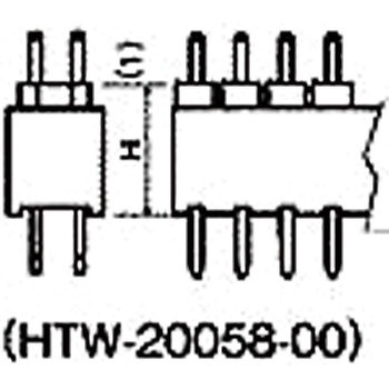 基板用マウントパーツ(段重ね端子) HTW-20058-00，HTW-2010-00 廣杉計器