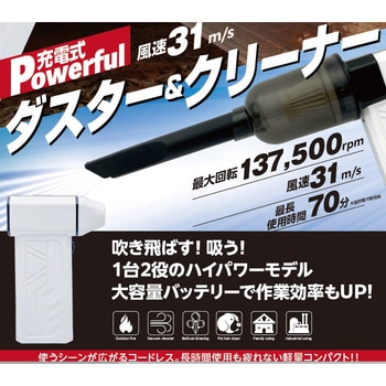 充電式ブロワー パワフルダスター・バキュームクリーナー PROMOTE